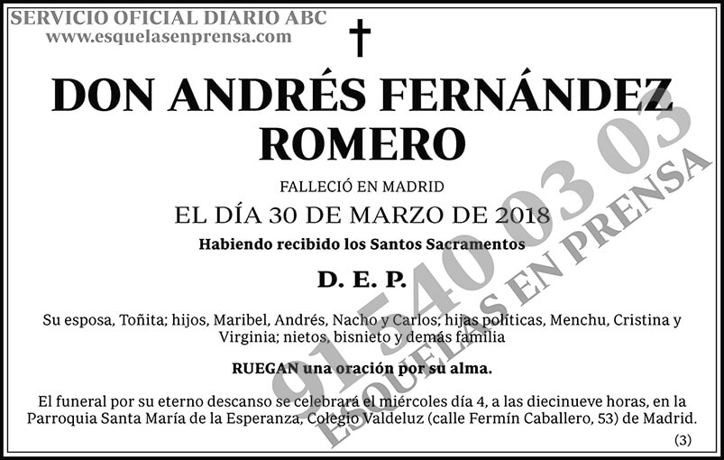Andrés Fernández Romero